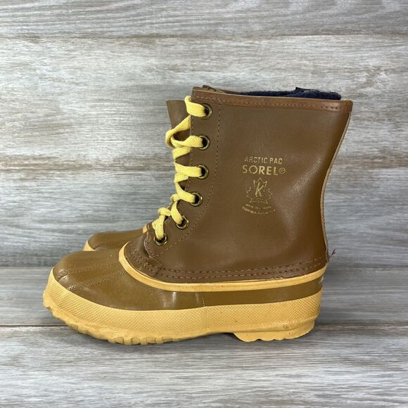 Sorel Women’s Vintage Kaufman Canada Arctic Pac Winter Snow Duck Boots Size 4 - Picture 1 of 8